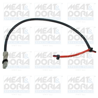 Warning Contact, brake pad wear